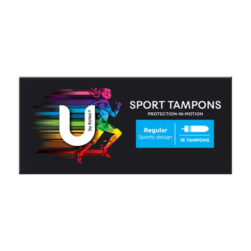 U By Kotex Sport Tampons Regular 16 Pack