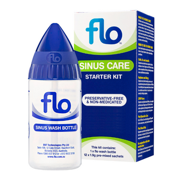 Flo Sinus Care Wash Bottle with 12 sachets 1 Kit