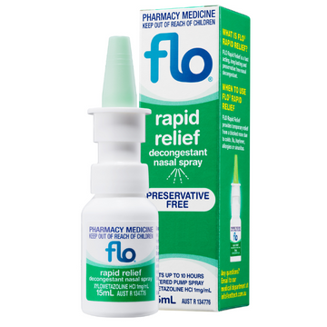 Flo Rapid Relief Nasal Decongestant Spray 15mL