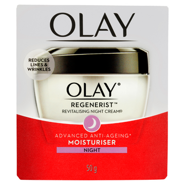 Olay Regenerist Revitalising Night Face Cream Moisturiser 50G