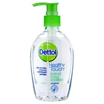 Dettol Healthy Touch Liquid Antibacterial Instant Hand Sanitiser 200mL