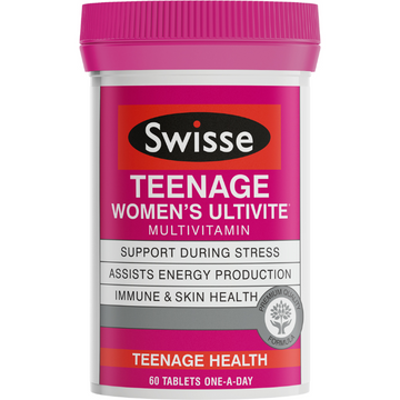 Swisse Ultivite Teenage Women's Multivitamin 60 Tablets