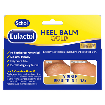 Scholl Eulactol Heel Balm Gold 120mL