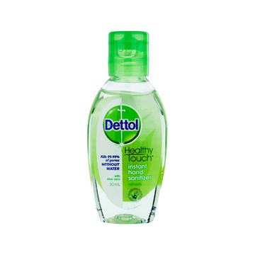 Dettol Healthy Touch Instant Hand Sanitiser Aloe Vera 50mL