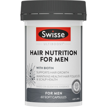 Swisse Ultiboost Hair Nutrition For Men 60 Capsules