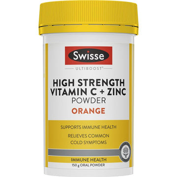 Swisse Ultiboost Vitamin C + Zinc Powder Orange 150g