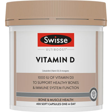 Swisse Ultiboost Vitamin D - 400 capsules