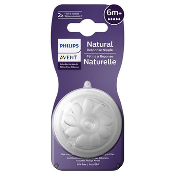 Avent Natural Response Teat 6M+ 2 Pack