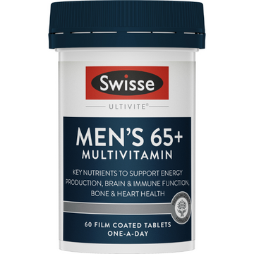 Swisse Ultivite Men's 65+ Multivitamin 60 Tablets