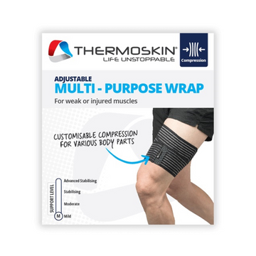 Thermoskin Adjustable Multi Purpose Wrap Black 1 Each