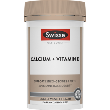 Swisse Ultiboost Calcium + Vitamin D 150 Tablets