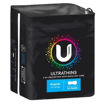 U By Kotex Ultrathin Regular no Wings 14 Pack