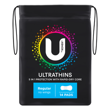 U By Kotex Ultrathin Regular no Wings 14 Pack