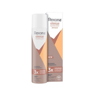 Rexona Clinical Antiperspirant Deodorant Summer Strength 180mL