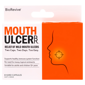 BioRevive Mouth Ulcer Relief 8 Capsules