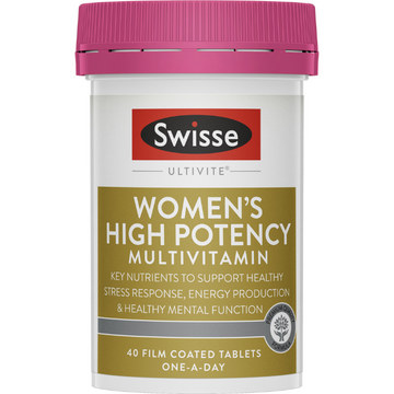 Swisse Ultivite Women's High Potency Multivitamin 40 Tablets