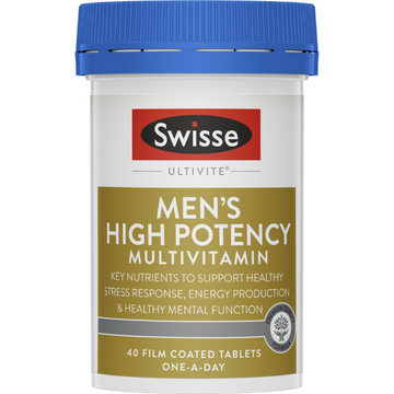 Swisse Ultivite Men's High Potency Multivitamin 40 Tablets