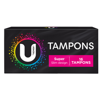 U By Kotex Slim Tampons Super 16 Pack