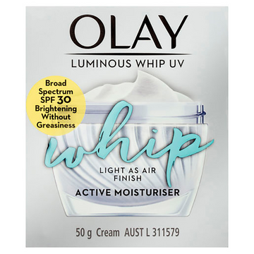 Olay Regenerist Luminous Whip UV Active Moisturiser SPF 30 50g