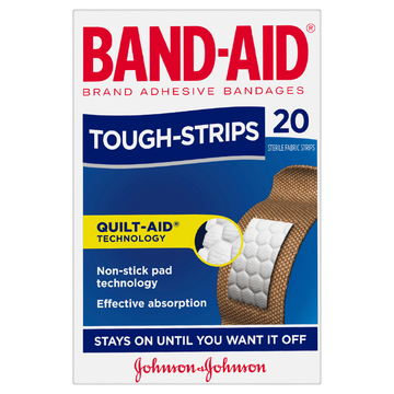 BAND-AID Tough-Strips Bandages 20 Strips