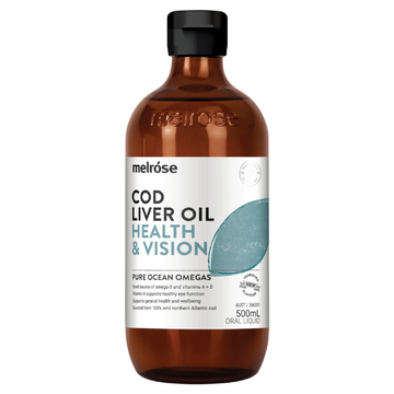 Melrose Health Cod Liver Oil Health & Vision 500mL