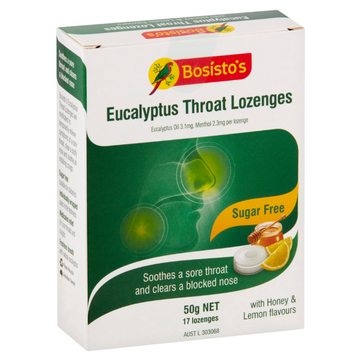 Bosisto's Eucalyptus Throat Lozenges 50g