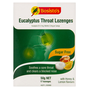 Bosisto's Eucalyptus Throat Lozenges 50g