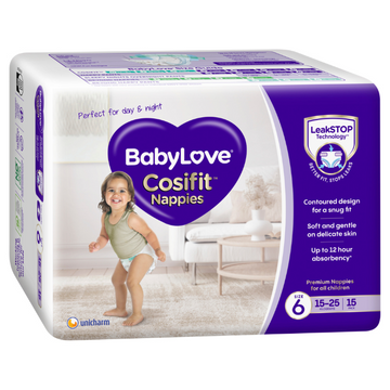 Baby Love Cosifit Convenience Nappies Junior 15 Pack