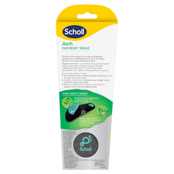 Scholl In-Balance™ Pain Relief Arch Orthotic Large 1 Pair