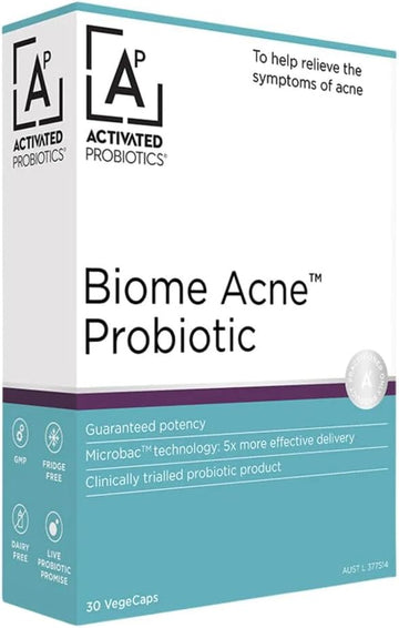 Activated Probiotics Biome Acne 30 Capsules