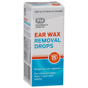 PHARMACY HEALTH Ear Wax Removal Drops Docusate Sodium 15g