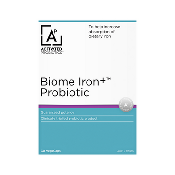 Activated Probiotics Biome Iron+ Probiotic 30 Capsules