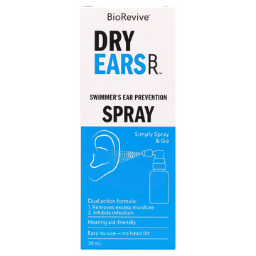 BioRevive DRY EARS Swimmer's Ear Prevention Spray 30mL