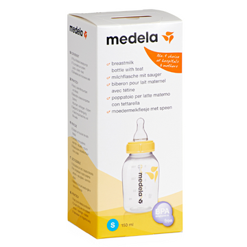 Medela Breastmilk Bottle 150ml with Slow Flow Teat 1 Each