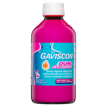 Gaviscon Dual Action Liquid Mixed Berry 600mL