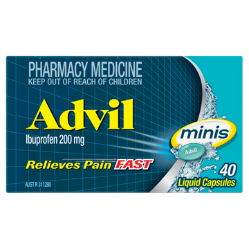 Advil Minis Liquid 40 Capsules