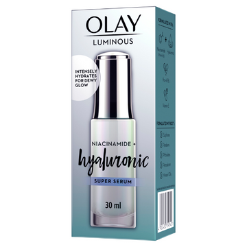 Olay Luminous Niacinamide + Hyaluronic Super Face Serum 30mL