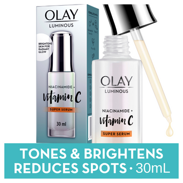 Olay Luminous Niacinamide + Vitamin C Super Face Serum 30mL