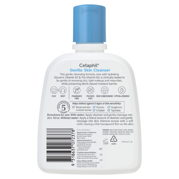 Cetaphil Gentle Skin Cleanser For Face & Body Care 125mL