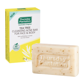 Thursday Plantation Tea Tree Cleansing Acne Bar for Face & Body 95 g