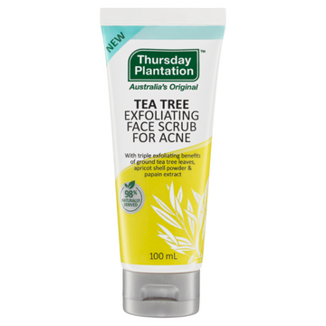 Thursday Plantation Tea Tree Exfoliating Face Scrub For Acne 100mL