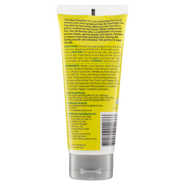 Thursday Plantation Tea Tree Exfoliating Face Scrub For Acne 100mL