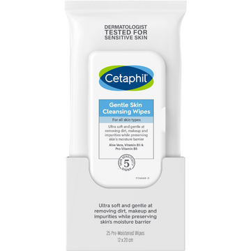 Cetaphil Gentle Skin Cleansing Wipes 25 Pack