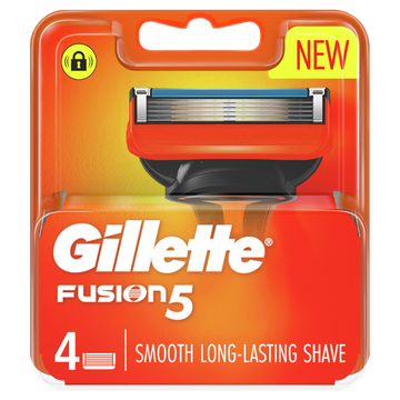 Gillette Fusion5 Razor Blade Cartridge Refills 4 Pack