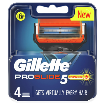 Gillette ProGlide5 Flexball Power Blade Refills 4 Pack