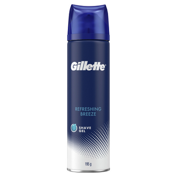 Gillette Refreshing Breeze Shave Gel 195g