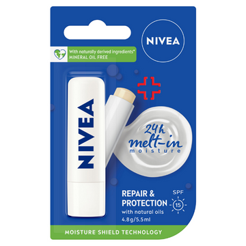 NIVEA 24h Melt-In Moisture Repair and Protection SPF15 4.8g