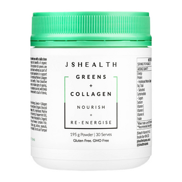 JSHealth Greens + Collagen Nourish + Re-Energie 195g