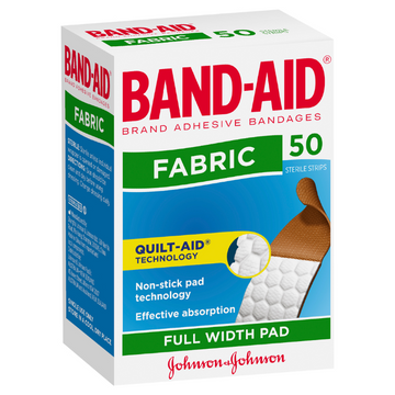 BAND-AID Fabric Bandages 50 Strips