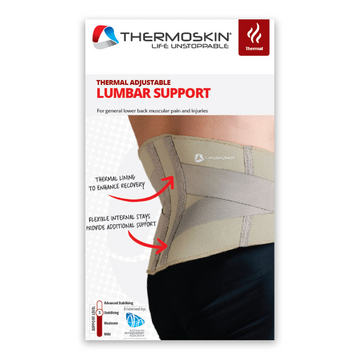 Thermoskin Thermal Adjustable Lumbar Support Large Beige 1 Each